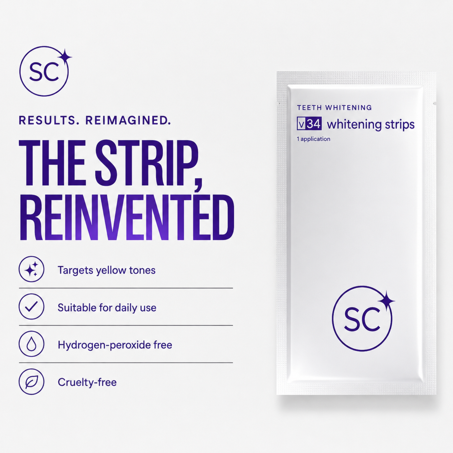 v34 Teeth Whitening Strips